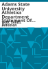 Adams_State_University_Athletics_Department_statement_of_revenues_and_expenses