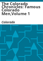 The_Colorado_Chronicles__Famous_Colorado_Men_Volume_1