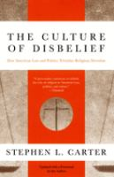 The_culture_of_disbelief