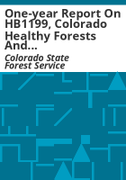 One-year_report_on_HB1199__Colorado_Healthy_Forests_and_Vibrant_Communities_Act_of_2009_revolving_loan_fund