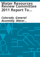Water_Resources_Review_Committee_2011_report_to_Legislative_Council