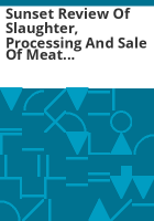 Sunset_review_of_Slaughter__Processing_and_Sale_of_Meat_Animals_Act