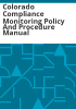 Colorado_compliance_monitoring_policy_and_procedure_manual